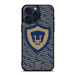 PUMAS UNAM FOOTBAL PATTERN iPhone 15 Pro Max Case Cover