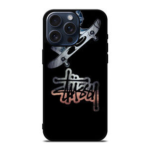 STUSSY SKATEBOARD LOGO iPhone 15 Pro Max Case Cover STUSSY SKATEBOARD LOGO iPhone 15 Pro Max Case Cover