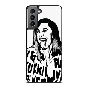 CARDI B CARTOON ILLUSTRATION  Samsung Galaxy S21 Plus Case Cover CARDI B CARTOON ILLUSTRATION  Samsung Galaxy S21 Plus Case Cover