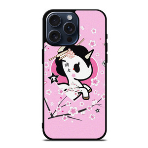 TOKIDOKI UNICORN PINK iPhone 15 Pro Max Case Cover TOKIDOKI UNICORN PINK iPhone 15 Pro Max Case Cover
