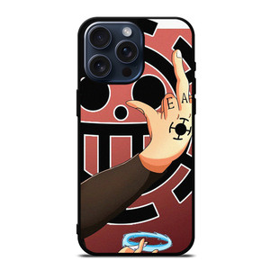 TRAFALGAR LAW ONE PIECE SYMBOL iPhone 15 Pro Max Case Cover