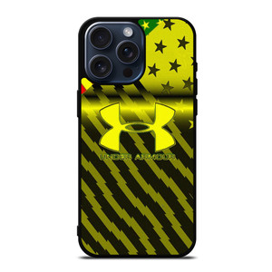 UNDER ARMOUR AMERICAN FLAG YELLOW iPhone 15 Pro Max Case Cover UNDER ARMOUR AMERICAN FLAG YELLOW iPhone 15 Pro Max Case Cover