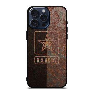 US ARMY RUSTY LOGO iPhone 15 Pro Max Case Cover US ARMY RUSTY LOGO iPhone 15 Pro Max Case Cover