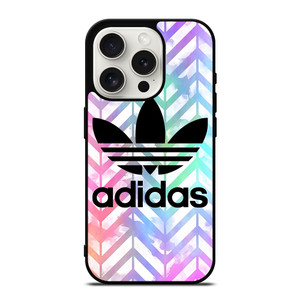 ADIDAS COLORFUL ZIG ZAG LOGO iPhone 15 Pro Case Cover ADIDAS COLORFUL ZIG ZAG LOGO iPhone 15 Pro Case Cover