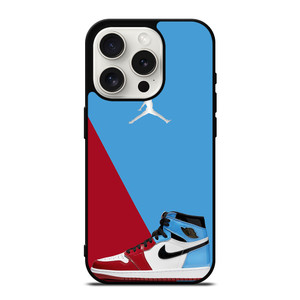 AIR JORDAN SNEAKERS RED BLUE iPhone 15 Pro Case Cover AIR JORDAN SNEAKERS RED BLUE iPhone 15 Pro Case Cover