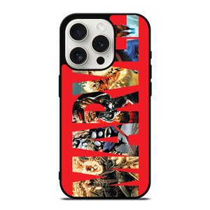 ALL MARVEL SUPERHERO LOGO iPhone 15 Pro Case Cover ALL MARVEL SUPERHERO LOGO iPhone 15 Pro Case Cover