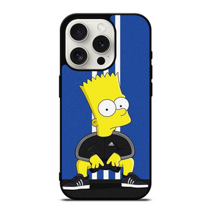 BART SIMPSONS ADIDAS STRIPE iPhone 15 Pro Case Cover