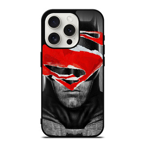 BATMAN SUPERMAN SYMBOL iPhone 15 Pro Case Cover