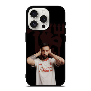 BRUNO FERNANDES MANCHESTER UNITED RED DEVILS iPhone 15 Pro Case Cover BRUNO FERNANDES MANCHESTER UNITED RED DEVILS iPhone 15 Pro Case Cover