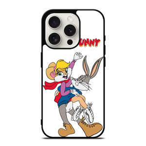 BUGS BUNNY AND LOLA BUNNY CUTE iPhone 15 Pro Case Cover