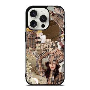 BURBERRY DANIELLE NEWJEANS iPhone 15 Pro Case Cover BURBERRY DANIELLE NEWJEANS iPhone 15 Pro Case Cover