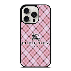BURBERRY LONDON PINK iPhone 15 Pro Case Cover