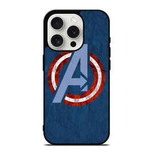 CAPTAIN AMERICA GRUNGE SYMBOL iPhone 15 Pro Case Cover