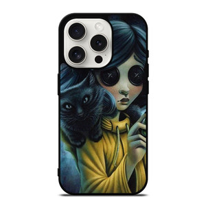 CORALINE AND CAT iPhone 15 Pro Case Cover CORALINE AND CAT iPhone 15 Pro Case Cover