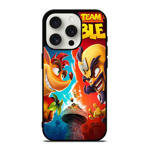 CRASH TEAM RUMBLE GAMES POSTER iPhone 15 Pro Case Cover
