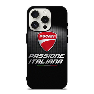 DUCATI PASIONE ITALIANA EMBLEM iPhone 15 Pro Case Cover DUCATI PASIONE ITALIANA EMBLEM iPhone 15 Pro Case Cover