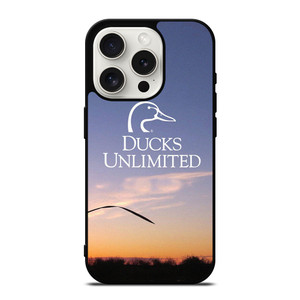 DUCKS UNLIMITED SUNSET LOGO iPhone 15 Pro Case Cover DUCKS UNLIMITED SUNSET LOGO iPhone 15 Pro Case Cover
