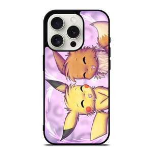 EEVEE PIKACHU POKEMON GAMES iPhone 15 Pro Case Cover