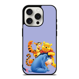 EEYORE TIGER WINNIE THE POOH CARTOON iPhone 15 Pro Case Cover