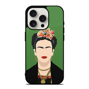 FRIDA KAHLO FLAT ILLUSTRATION iPhone 15 Pro Case Cover