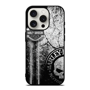HARLEY DAVIDSON WALL TEXTURE LOGO  iPhone 15 Pro Case Cover