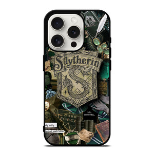HARRY POTTER SLYHERIN COLLAGE  iPhone 15 Pro Case Cover