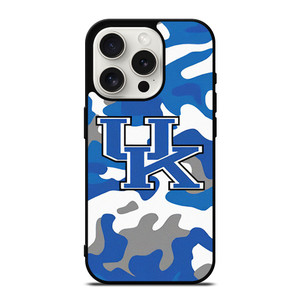 KENTUCKY WILDCATS BASKETBALL CAMO LOGO  iPhone 15 Pro Case Cover