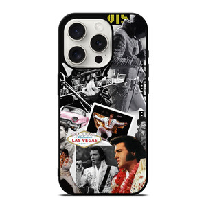 KING OF ROCK ELVIS PRESLEY COLLAGE iPhone 15 Pro Case Cover KING OF ROCK ELVIS PRESLEY COLLAGE iPhone 15 Pro Case Cover