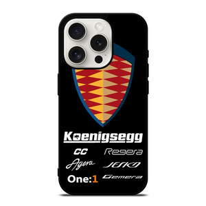 KOENIGSEGG SUPER CAR LOGO  iPhone 15 Pro Case Cover