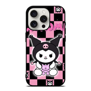 KUROMI HELLO KITTY CAT CARTOON iPhone 15 Pro Case Cover KUROMI HELLO KITTY CAT CARTOON iPhone 15 Pro Case Cover