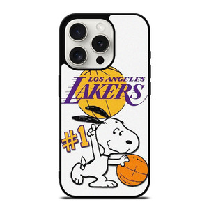 LOS ANGELES LAKERS SNOOPY BASKETBALL iPhone 15 Pro Case Cover LOS ANGELES LAKERS SNOOPY BASKETBALL iPhone 15 Pro Case Cover