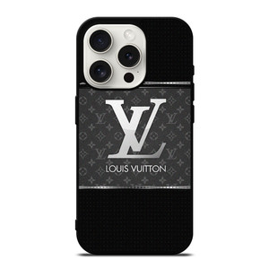 LOUIS VUITTON LV BLACK LOGO  iPhone 15 Pro Case Cover LOUIS VUITTON LV BLACK LOGO  iPhone 15 Pro Case Cover
