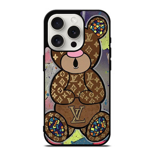 LV LOUIS VUITTON TEDDY BEAR iPhone 15 Pro Case Cover LV LOUIS VUITTON TEDDY BEAR iPhone 15 Pro Case Cover