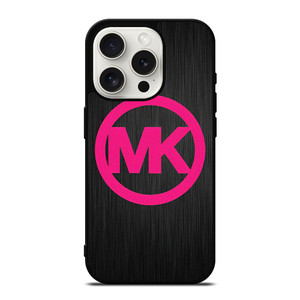 MK MICHAEL KORS PINK WOOD LOGO  iPhone 15 Pro Case Cover MK MICHAEL KORS PINK WOOD LOGO  iPhone 15 Pro Case Cover
