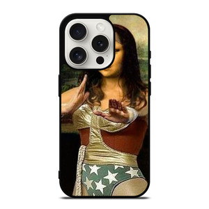 MONA LISA WONDER WOMAN iPhone 15 Pro Case Cover MONA LISA WONDER WOMAN iPhone 15 Pro Case Cover