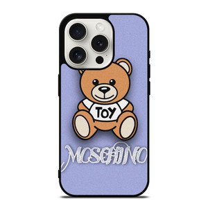 MOSCHINO TOY LOGO PURPLE  iPhone 15 Pro Case Cover MOSCHINO TOY LOGO PURPLE  iPhone 15 Pro Case Cover