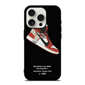 NIKE AIR JORDAN 1 OFF WHITE  iPhone 15 Pro Case Cover NIKE AIR JORDAN 1 OFF WHITE  iPhone 15 Pro Case Cover