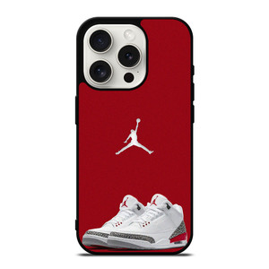 NIKE AIR JORDAN 3 RETRO iPhone 15 Pro Case Cover NIKE AIR JORDAN 3 RETRO iPhone 15 Pro Case Cover