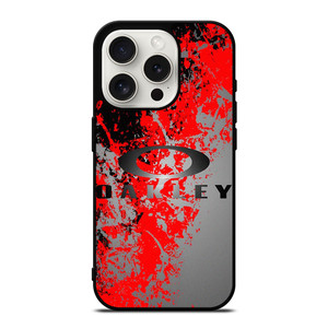OAKLEY GLASSES RED BLACK LOGO iPhone 15 Pro Case Cover