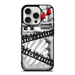 OFF WHITE 3D ART iPhone 15 Pro Case Cover