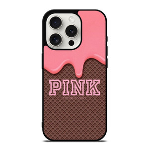 PINK VICTORIA SECRET ICE CREAM iPhone 15 Pro Case Cover PINK VICTORIA SECRET ICE CREAM iPhone 15 Pro Case Cover