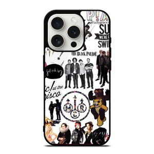POP PUNK ROCK BAND COLLAGE iPhone 15 Pro Case Cover