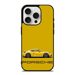 PORSCHE YELLOW SUPER CAR iPhone 15 Pro Case Cover PORSCHE YELLOW SUPER CAR iPhone 15 Pro Case Cover