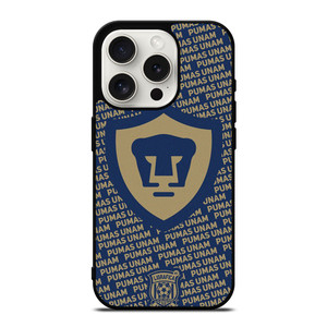 PUMAS UNAM FOOTBAL PATTERN iPhone 15 Pro Case Cover
