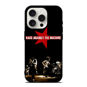 RAGE AGAINTS THE MACHINE ROCK BAND CONCERT iPhone 15 Pro Case Cover RAGE AGAINTS THE MACHINE ROCK BAND CONCERT iPhone 15 Pro Case Cover
