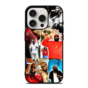 RICK ROSS RAPPER COLLAGE iPhone 15 Pro Case Cover