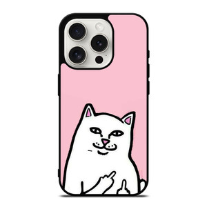 RIPNDIP CAT PINK iPhone 15 Pro Case Cover
