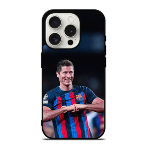 ROBERT LEWANDOWSKI BARCELONA iPhone 15 Pro Case Cover ROBERT LEWANDOWSKI BARCELONA iPhone 15 Pro Case Cover