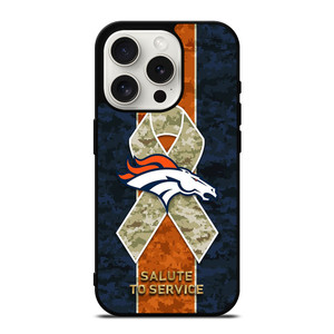 SALUTE TO SERVICE DENVER BRONCOS iPhone 15 Pro Case Cover SALUTE TO SERVICE DENVER BRONCOS iPhone 15 Pro Case Cover