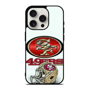 SAN FRANCISCO 49ERS HELMET FOOTBALL iPhone 15 Pro Case Cover